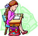 girl studying 