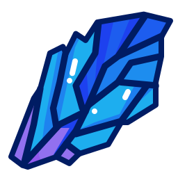 Icon blue gem